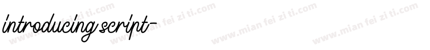 introducing script字体转换